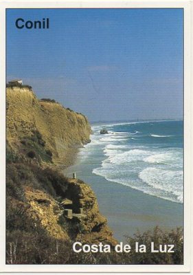 POSTAL DE CONIL DE LA FRONTERA. PLAYAS DE CONIL. FUENTE DEL GALLO
