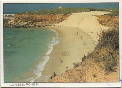 POSTAL DE CONIL DE LA FRONTERA. CALA DEL ACEITE
