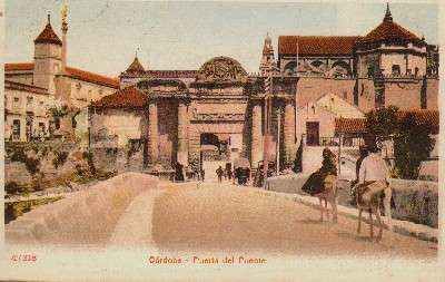 POSTAL ANTIGUA DE CORDOBA. PUERTA DEL PUENTE