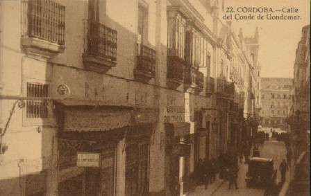POSTAL ANTIGUA DE CORDOBA. CALLE DEL CONDE DE GONDOMAR Nº 22