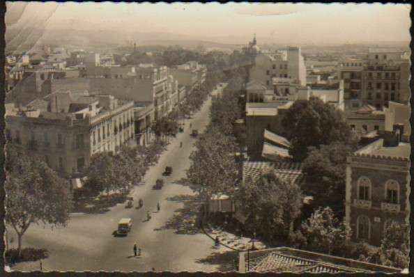 POSTAL DE CORDOBA. AVENIDA DEL GENERALISIMO.