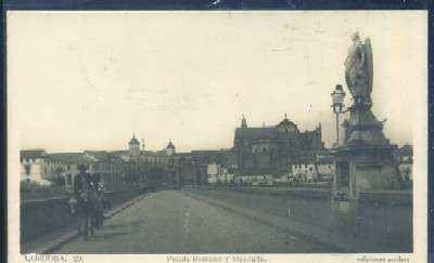 POSTAL DE CORDOBA - PUENTE ROMANO Y MEZQUITA Nº 29