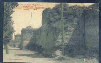 POSTAL ANTIGUA DE CORDOBA - TORREONES Y MURALLA ROMANOS