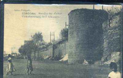 POSTAL ANTIGUA DE CORDOBA - MURALLAS DEL ALCAZAR