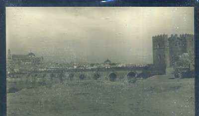 POSTAL ANTIGUA DE CORDOBA - VISTA PARCIAL CALAHORRA Y PUENTE ROMANO