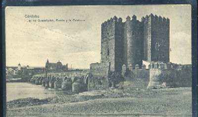 POSTAL ANTIGUA DE CORDOBA - EL RIO GUADALQUIVIR - PUENTE Y LA CALAHORRA