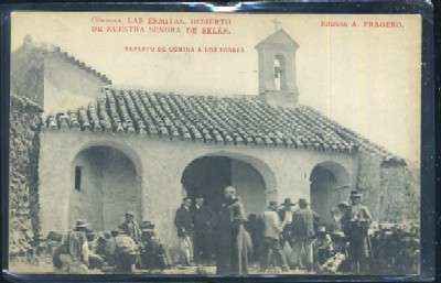 POSTAL ANTIGUA DE CORDOBA - LAS ERMITAS DESIERTO DE NUESTRA SEÑORA DE BELEN REPARTO DE COMIDA A LOS POBRES