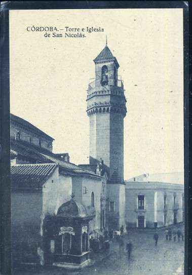 POSTAL ANTIGUA DE CORDOBA - TORRE E IGLESIA DE SAN NICOLAS