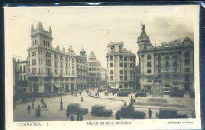 POSTAL ANTIGUA DE CORDOBA - PLAZA DE JOSE ANTONIO Nº 1