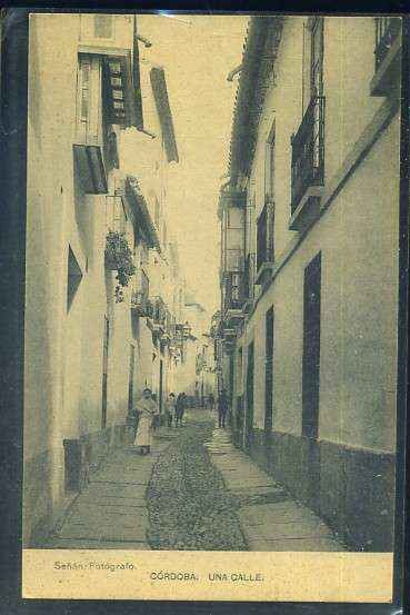 POSTAL ANTIGUA DE CORDOBA - UNA CALLE