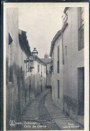 POSTAL ANTIGUA DE CORDOBA - CALLE DE CIDROS