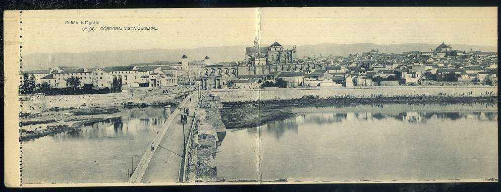 POSTAL ANTIGUA DE CORDOBA Nº 35 - 36 VISTA GENERAL