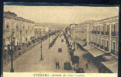 POSTAL ANTIGUA DE CORDOBA - AVENIDA DEL GRAN CAPITAN