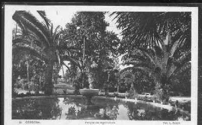 POSTAL DE CORDOBA - Nº 20 PARQUE DE AGRICULTURA