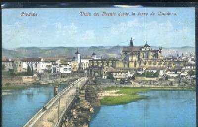 POSTAL ANTIGUA DE CORDOBA - VISTA DEL PUENTE DESDE LA TORRE DE CALAHORRA