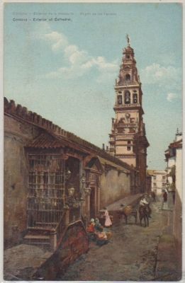POSTAL ANTIGUA DE CORDOBA - EXTERIOR DE LA MEZQUITA VIRGEN DE LOS DOLORES