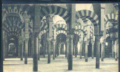 POSTAL ANTIGUA DE CORDOBA nº 344 CATEDRAL INTERIOR DE LA MEZQUITA