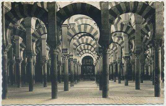 POSTAL DE CORDOBA - MEZQUITA. LABERINTO DE COLUMNAS Nº 265