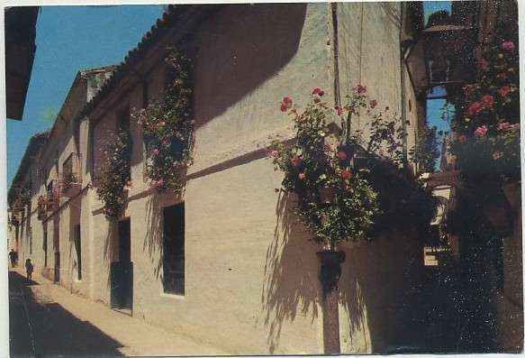POSTAL DE CORDOBA - RINCON TIPICO. CALLEJA DE LAS FLORES Nº 11