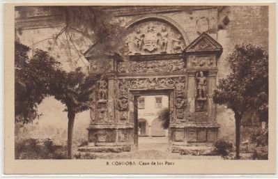 POSTAL DE CORDOBA. CASA DE LAS PAEZ.
