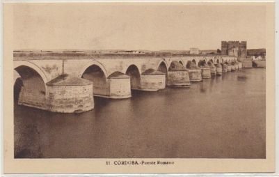 POSTAL DE CORDOBA. PUENTE ROMANO.