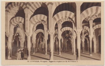 POSTAL DE CORDOBA. MEZQUITA. SEGUNDA AMPLIACION DE AL-HAKEM II.