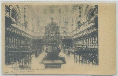 POSTAL ANTIGUA DE CORDOBA. CATEDRAL. SILLERIA DEL CORO