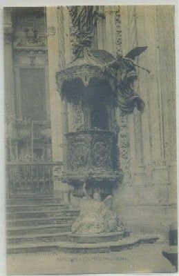 POSTAL ANTIGUA DE CORDOBA. CATEDRAL. PULPITO DEL ANGEL