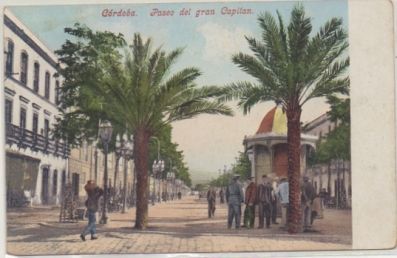 POSTAL ANTIGUA DE CORDOBA. PASEO DEL GRAN CAPITAN