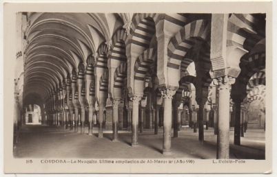POSTAL ANTIGUA DE CORDOBA. MEZQUITA. ULTIMA AMPLIACION DE AL-MANZAUR