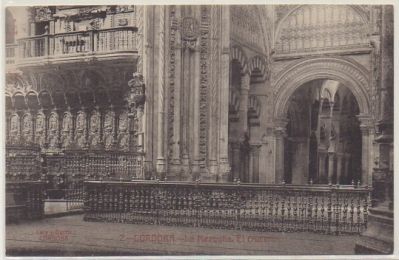 POSTAL ANTIGUA DE CORDOBA. LA MEZQUITA. EL CRUCERO