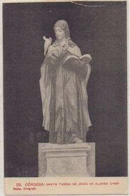 POSTAL ANTIGUA DE CORDOBA. STA. TERESA DE JESUS DE ALONSO CANO