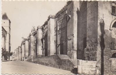 POSTAL DE CORDOBA. MEZQUITA CATEDRAL. FACHADA DEL MEDIO DIA