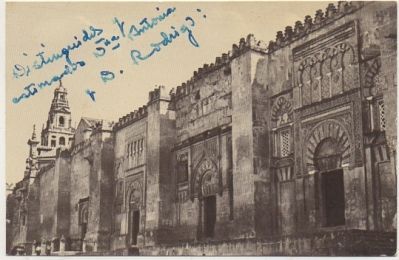 POSTAL DE CORDOBA. LADO OCCIDENTAL DE LA MEZQUITA