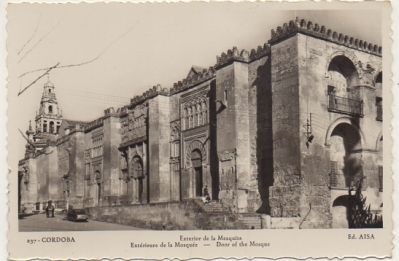 POSTAL DE CORDOBA. EXTERIOR DE LA MEZQUITA Nº 237