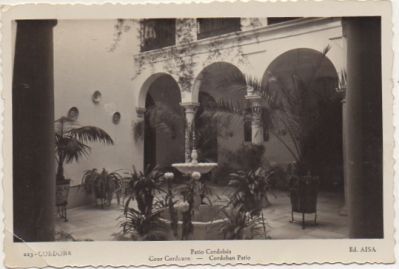 POSTAL DE CORDOBA. PATIO CORDOBES