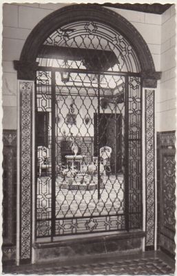 POSTAL DE CORDOBA. CANCELA DE UN PATIO CORDOBES