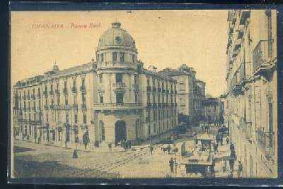 POSTAL ANTIGUA DE GRANADA. PUERTA REAL