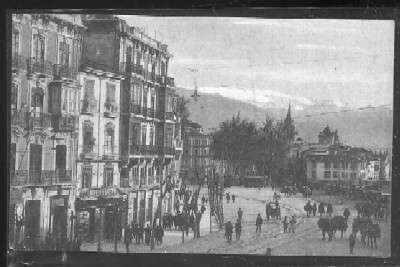 POSTAL ANTIGUA DE GRANADA Nº 43 ACERA DEL CASINO Y EMBOVEDADO