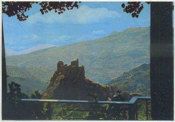 POSTAL DE GRANADA. LANJARON. VISTA DE EL CASTILLO Nº 4180