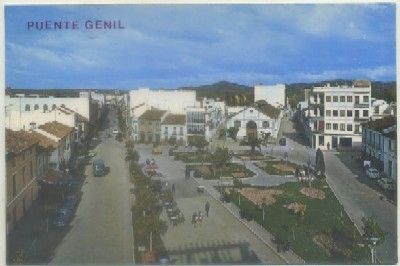 POSTAL DE GRANADA. PUENTE GENIL. PLAZA CALVO SOTELO Nº 2002