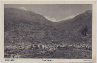 POSTAL DE GRANADA. LANJARON. VISTA GENERAL