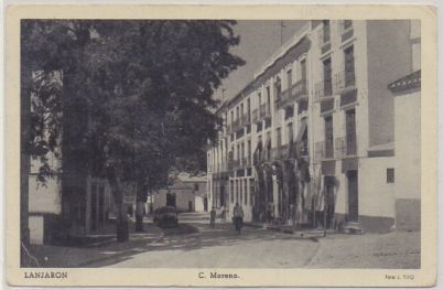POSTAL DE GRANADA. LANJARON. CALLE MORENO