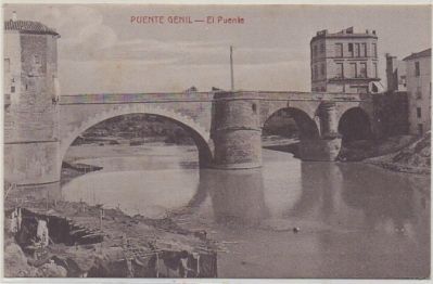 POSTAL DE GRANADA. PUENTE GENIL. EL PUENTE