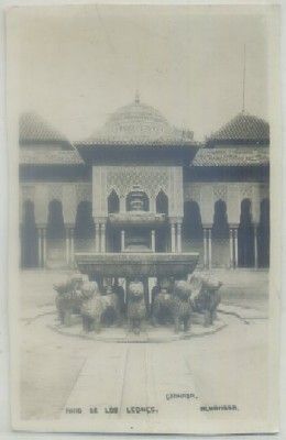 POSTAL DE GRANADA. ALHAMBRA. PATIO DE LOS LEONES