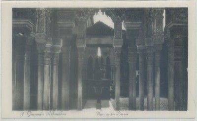 POSTAL DE GRANADA. ALHAMBRA. PATIO DE LOS LEONES