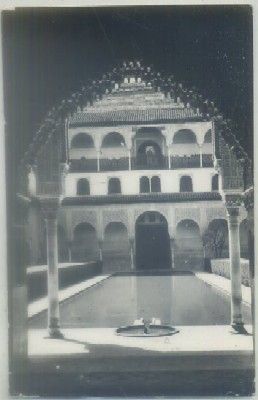 POSTAL DE GRANADA. ALHAMBRA. PATIO DE LOS ARRAYANES