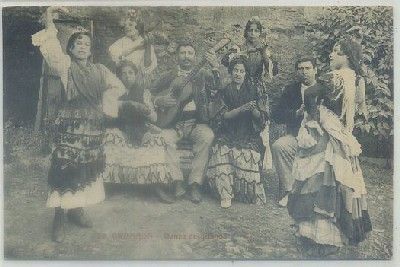 POSTAL ANTIGUA DE GRANADA. DANZA DE GITANOS