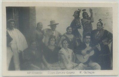 POSTAL ANTIGUA DE GRANADA. TIPICA ZAMBRA GITANA