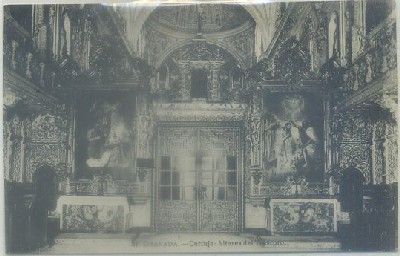 POSTAL ANTIGUA DE GRANADA. CARTUJA. ALTARES DEL TRASCORO